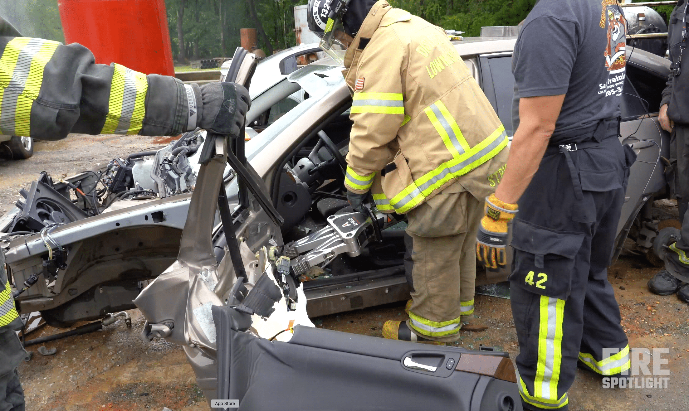 Vehicle Extrication Training Course with AMKUS Extrication Tools