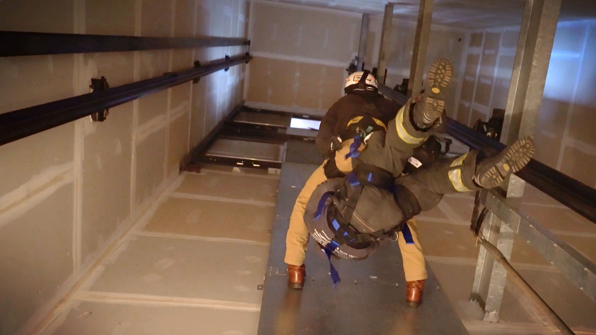 Featured image for “Elevator Rope Rescue (Part 6) | Coming up from an Elevator Extraction | Firefighter Elevator Rescue Training”