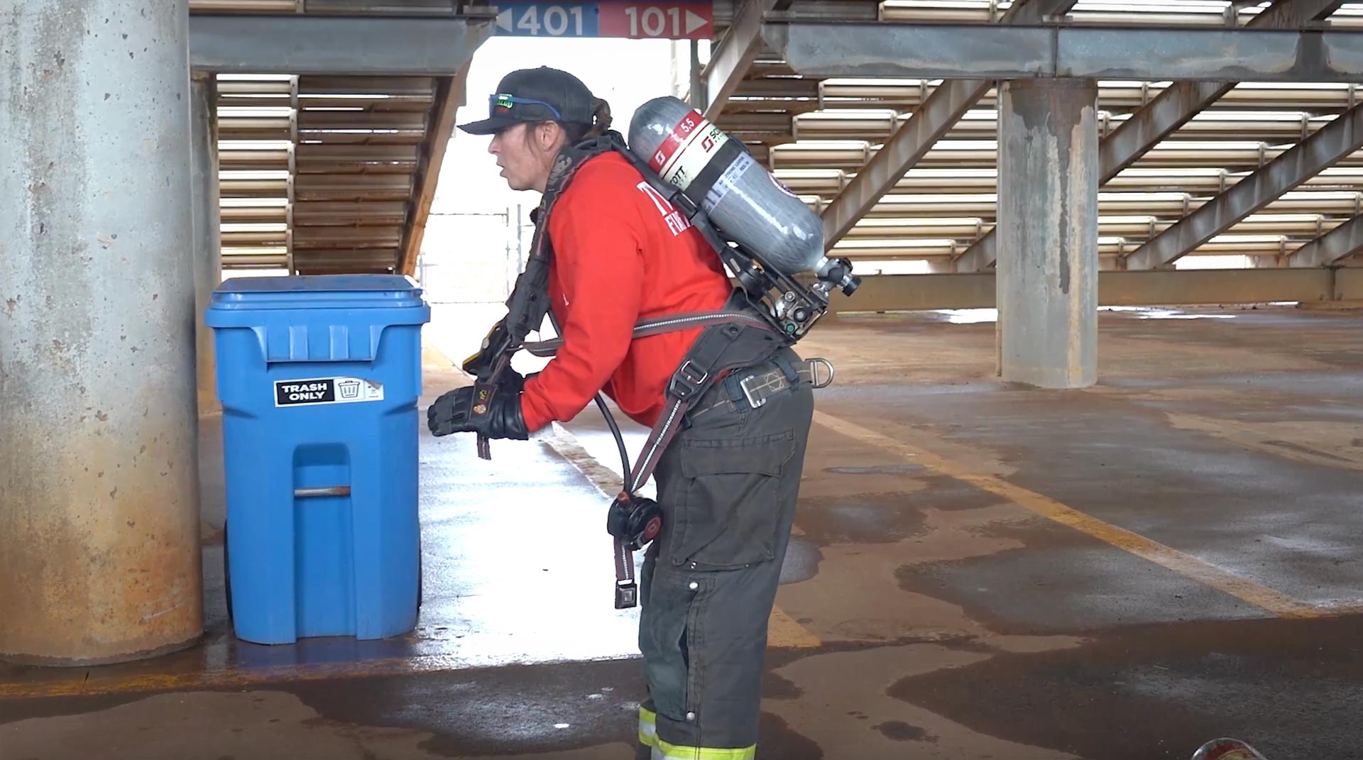 Featured image for “Gear Training (Part 4 of 4) | Putting on an SCBA Pack | Firefighter Spouse Training”